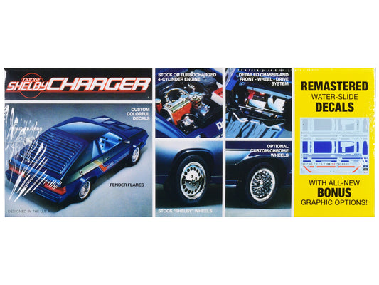 Skill 2 Model Kit 1986 Dodge Shelby Charger 1/25 Scale Model by MPC