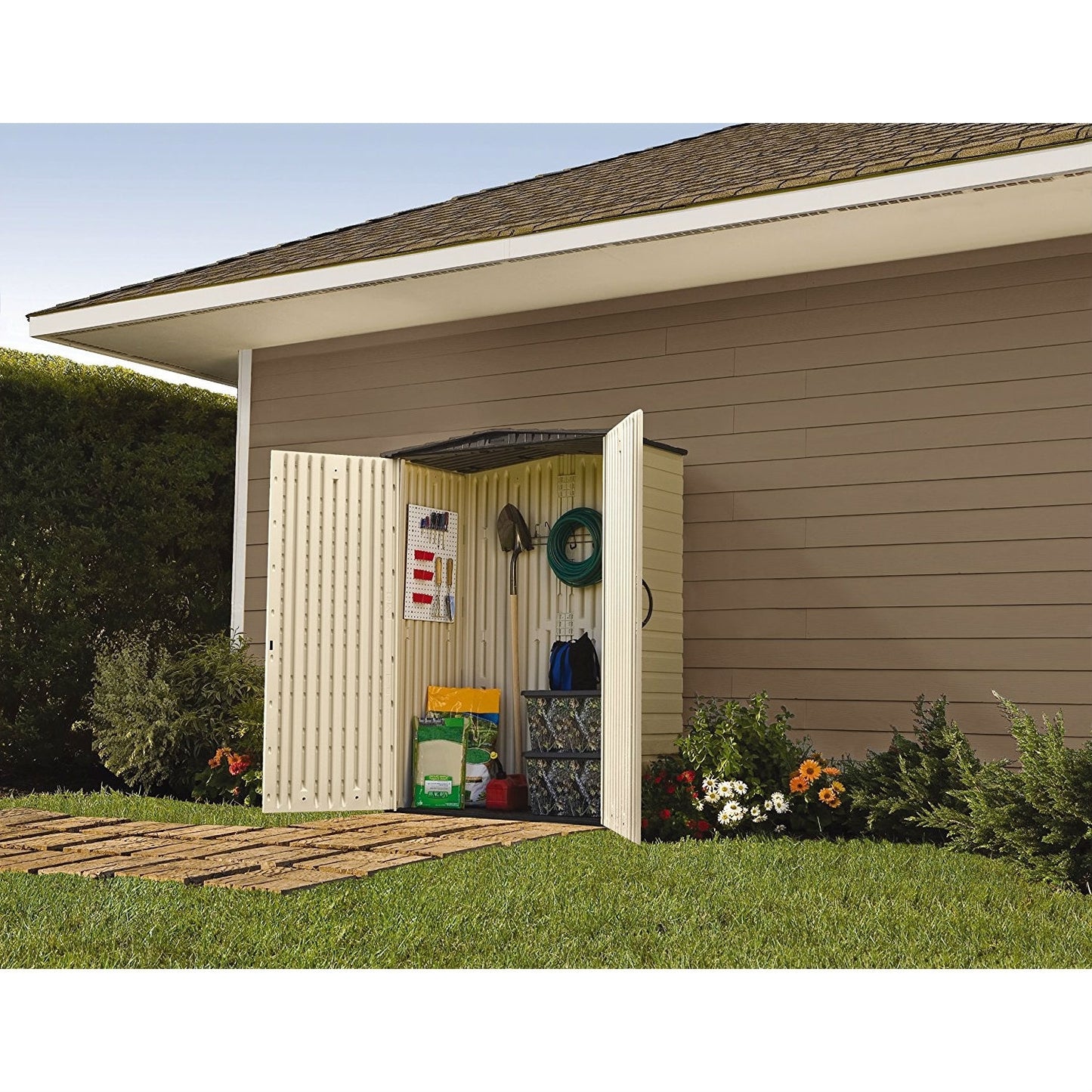 Outdoor 4.5-ft x 2-ft Study Double Walled Storage Shed