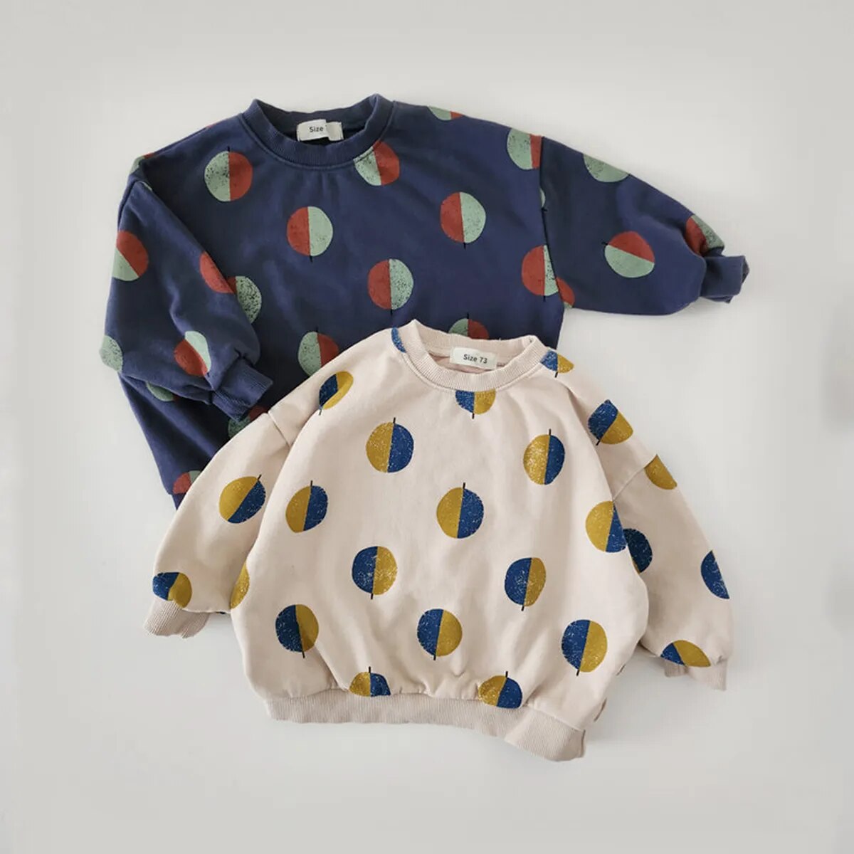 Baby Boys Girls Sports Suit Kids Clothes Sets Balloon Print Sweatshirt +Pants Childrens Suit  Set Casual Cotton Spring Autumn