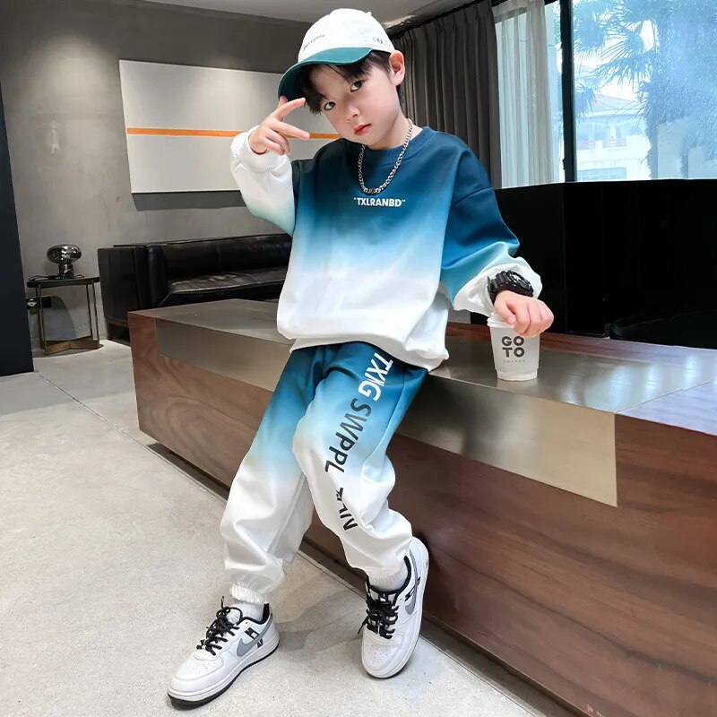 Winter Autumn Kid Costume Toddler Boy Outfits Clothes Child Boys Outfit Set Tracksuit for Kids 6 7 8 9 10 11 12 13 14 15 Years