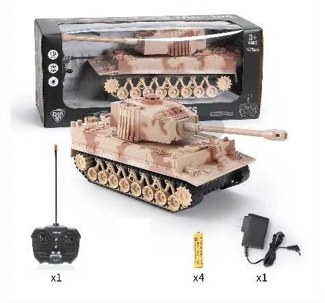 1:30 RC Tank Military War Battle United States M1 Leopard 2 Remote Control Electronic Toy Car Tactical Model Boys Children  Gift