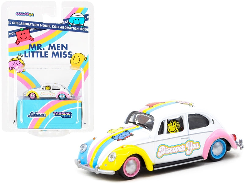 Volkswagen Beetle Low Rider "Mr. Men Little Miss" "Collaboration Model" 1/64 Diecast Model Car by Schuco & Tarmac Works