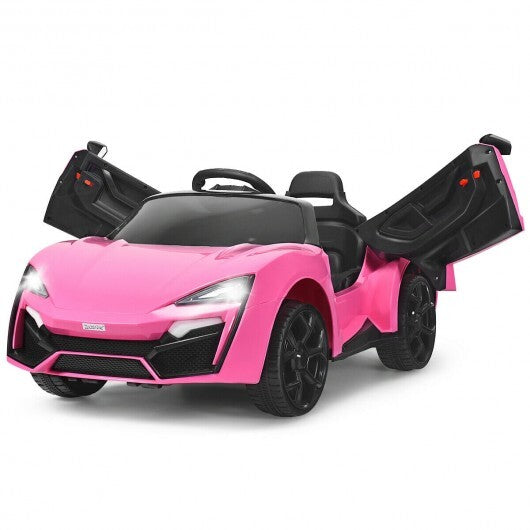 12V 2.4G RC Electric Vehicle with Lights-Pink