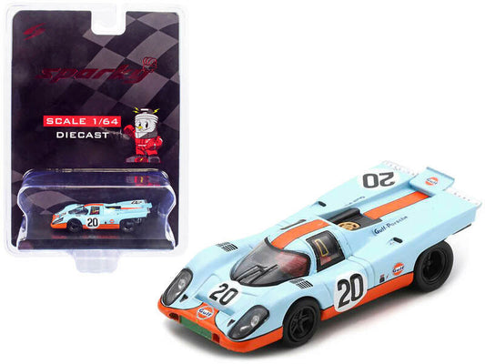 Porsche 917K #20 Brian Redman - Jo Siffert "Gulf Oil" 24H of Le Mans (1970) 1/64 Diecast Model Car by Sparky