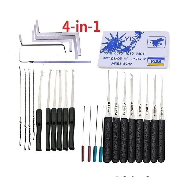 5 in 1 Locksmith Supplies Hand Tools