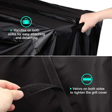 Audew 32inch BBQ Grill Cover Heavy Duty Waterproof UV-resistant Protection Outdoor