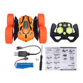 RC Stunt Car 2.4G 4WD 360° Rotate LED Lights Remote Control Off Road Double Sided Vehicles Model Kids Children Toys