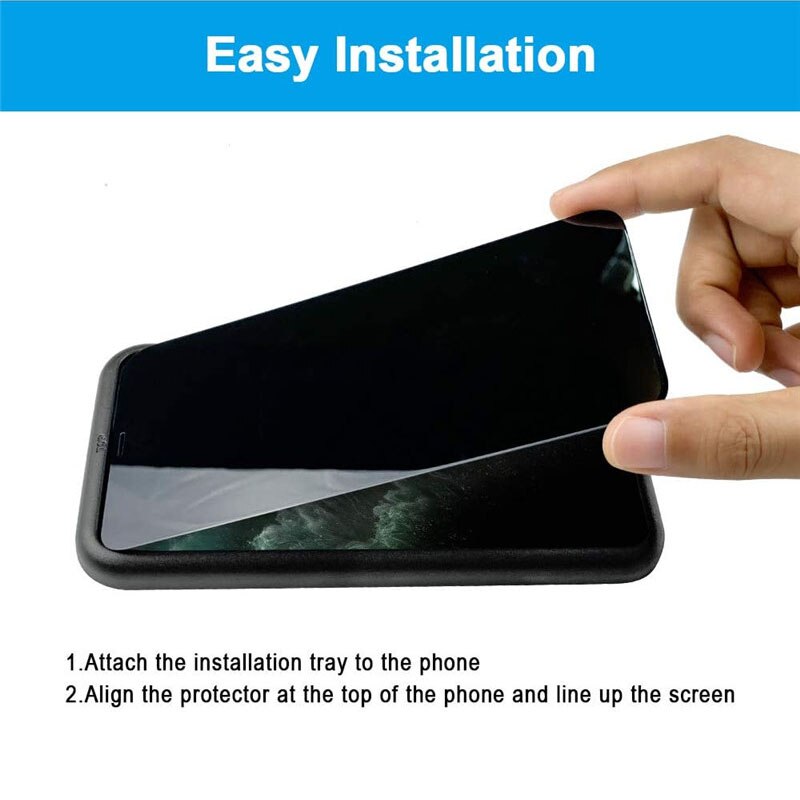 Privacy Tempered Glass For iPhone