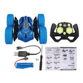 RC Stunt Car 2.4G 4WD 360° Rotate LED Lights Remote Control Off Road Double Sided Vehicles Model Kids Children Toys