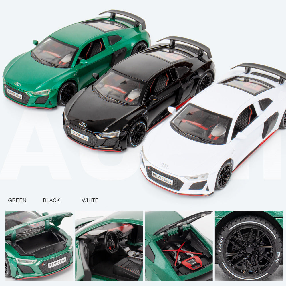 AUDI R8 Coupe V10 Plus Alloy Sports Car Model