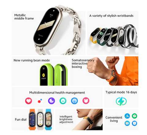 Fitness Tracker Bluetooth Band Watch