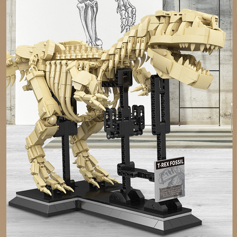 T-rex Dinosaurs Fossil Building Blocks