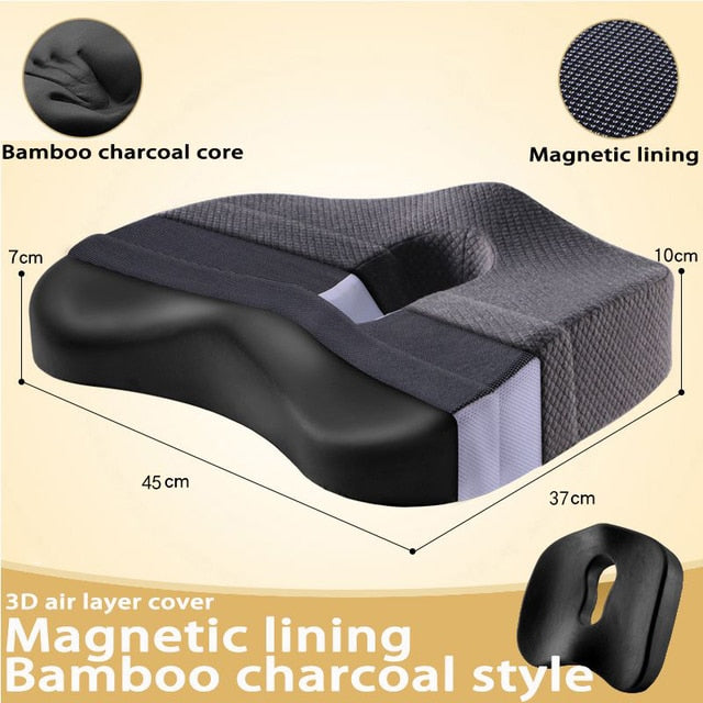 Memory Foam Seat Cushion and Orthopedic Pillow