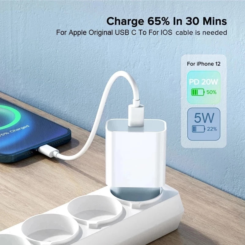 PD Fast Charging Type C to Lightning