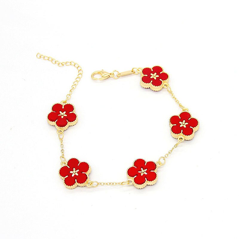 18k Gold Plating Flower Bracelets